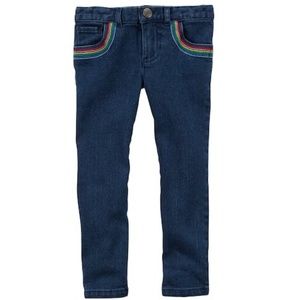 Carter's 5T rainbow jeans denim pants